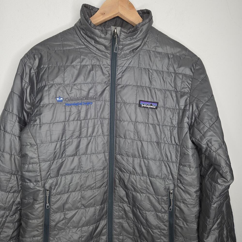 Patagonia Nano Puff Jacket Men XS Gray ColumbiaDoctors Neurological Surgery Logo